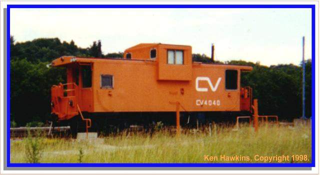 Photo of CV 4040 Caboose in White River Junction, Vermont