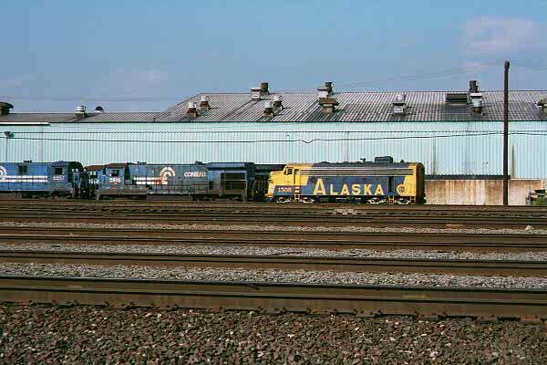 Photo of Alaska RR F Unit leaves New England