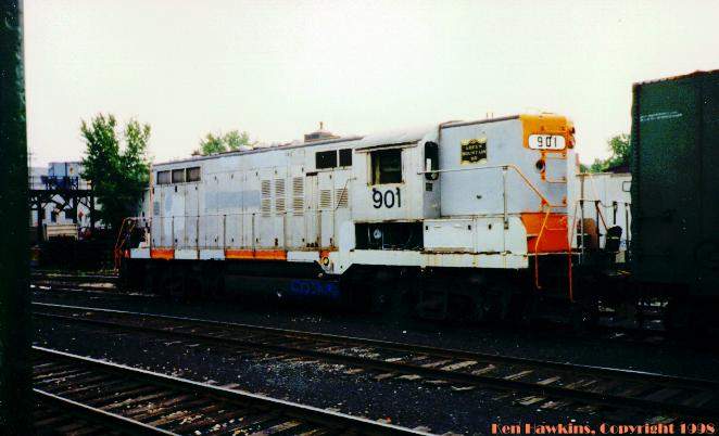 Photo of GMRC 901 at VTR yard in Burlington, VT