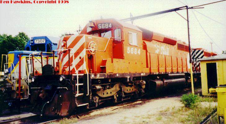 Photo of CP 5684 at Saratoga Springs, NY