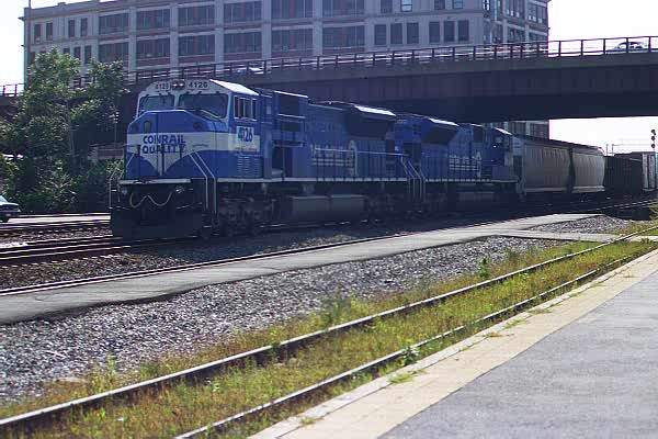 Photo of Conrail SEFR at Worcester, MA 09/06/98