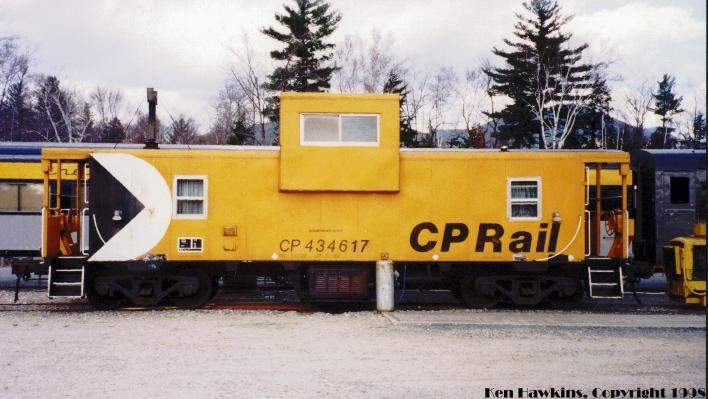 Photo of CP 434617 caboose in Lincoln, NH