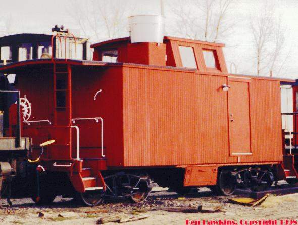 Photo of An old CV caboose at Burlington, Vermont.