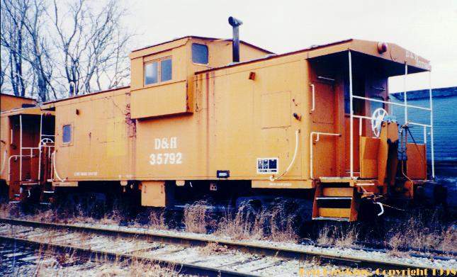 Photo of D&H 35792 in Ashland, NH.