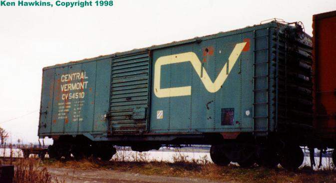 Photo of Central Vermont's 54510 at East Alburg, VT.