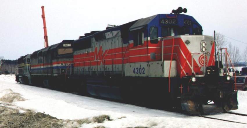 Photo of Consist of BAR train 902 on February 17 1999