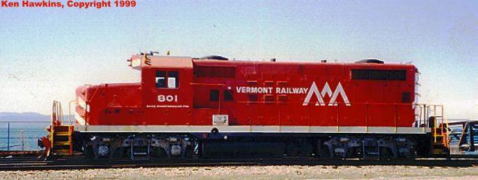 Photo of VTR 801 in Burlington, VT