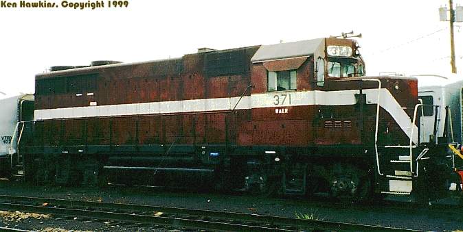 Photo of WAER 371 at Burlington, VT.