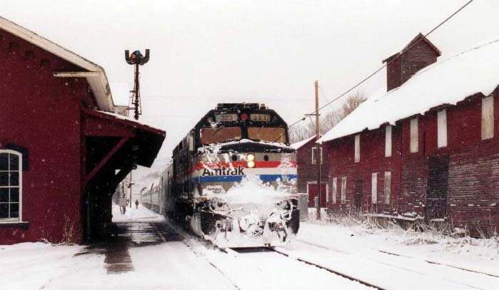 Photo of Amtrak #55 at Waterbury, VT