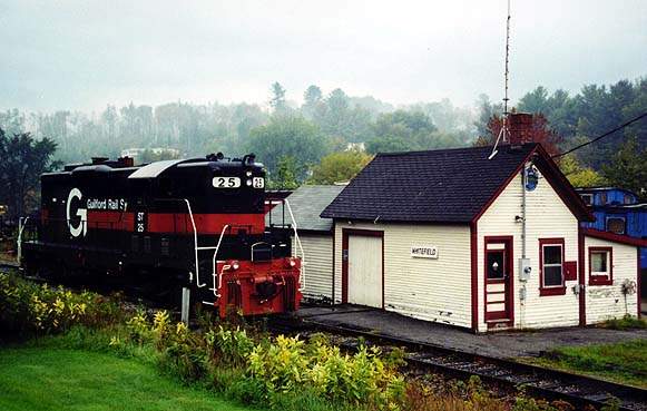Photo of ST 25 on the NH&VT/Twin State RR at Whitefield, NH