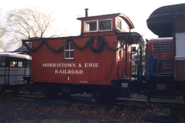 Photo of Four wheel caboose at Morristown and Erie RR Museum