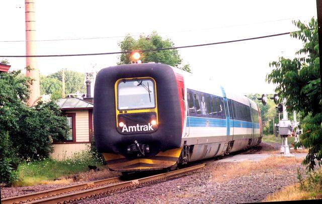 Photo of I don't remember what this Amtrak train was called, but here it is in Littlet...
