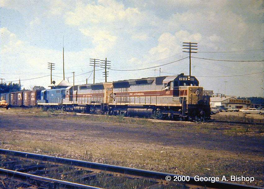 Photo of Erie Lackawanna SD45 #3612 at Ayer, MA in July, 1970