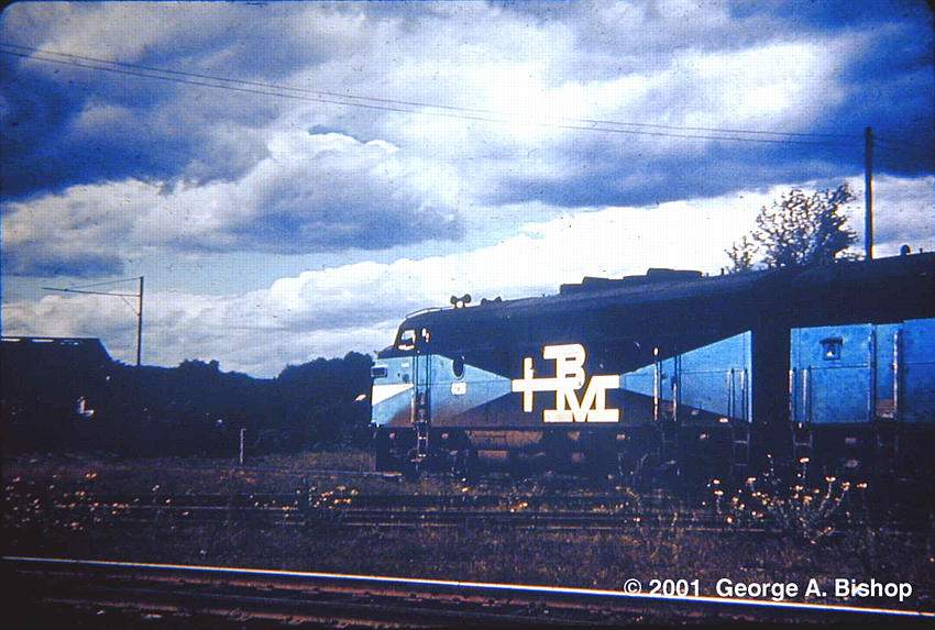 Photo of B&M F3a #4226 at Bellows Falls, VT on Aug 6, 1963 by George A. Bishop