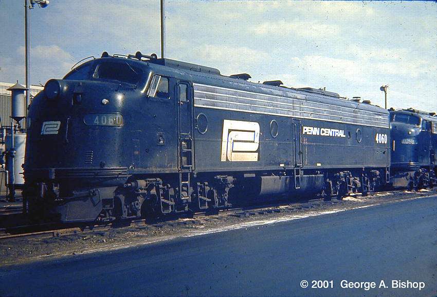 Photo of PC  E8 #4060 at South Bay (Boston, MA )in March 1971 by George A. Bishop