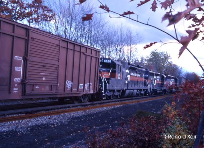 Photo of Westbound Guilford freight south of Rigby Yard