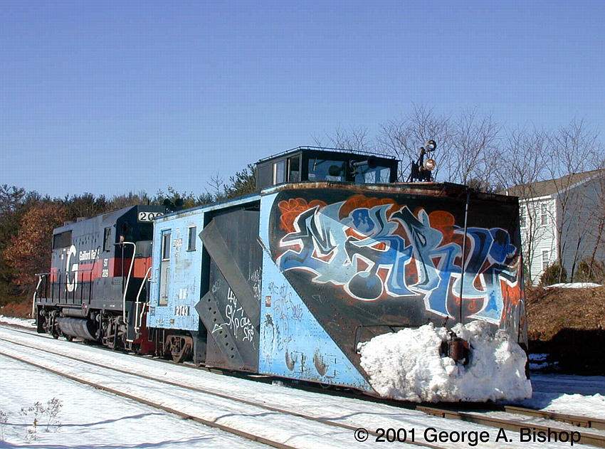 Photo of GRS Plow Extra GP-35 #209 at Willows on 2/10/2001 by George A. Bishop (WFPT)