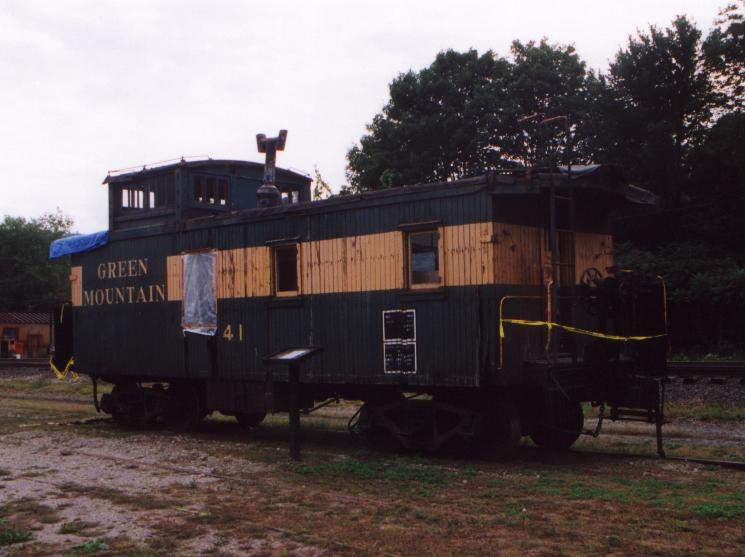 Photo of Green Mountain RR Caboose in Shelburne Falls