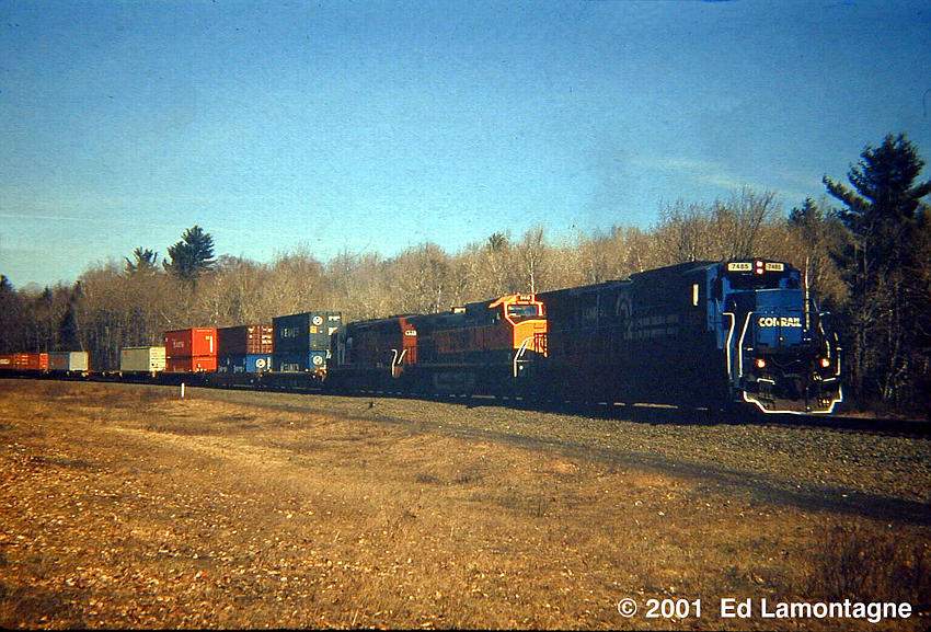 Photo of Eastbound at Washington Summit in April 2000 by Ed Lamontagne (WFPT)