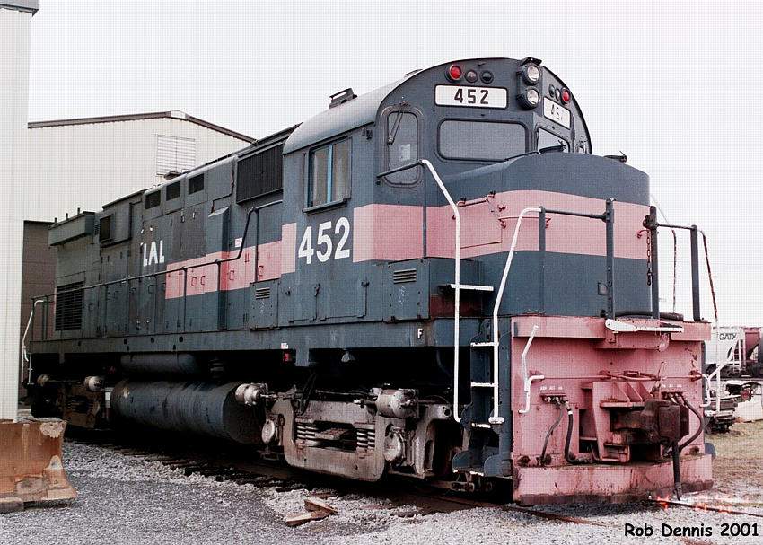 Photo of Ex-GTI # 452 C424m at Lakeville, NY on the LA&L