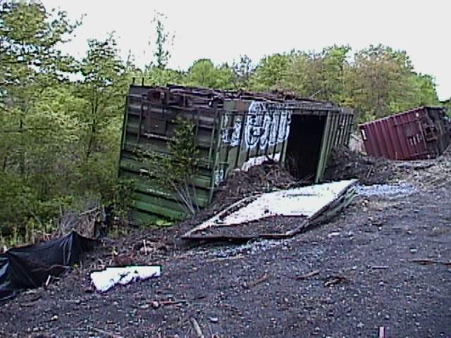 Photo of derailment in sudbury,ma