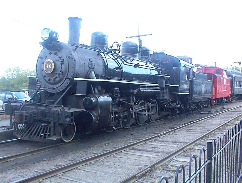 Photo of #40 ready to leave Essex Station