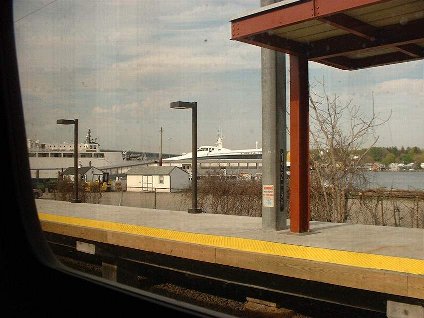 Photo of New High Level Platform at New London