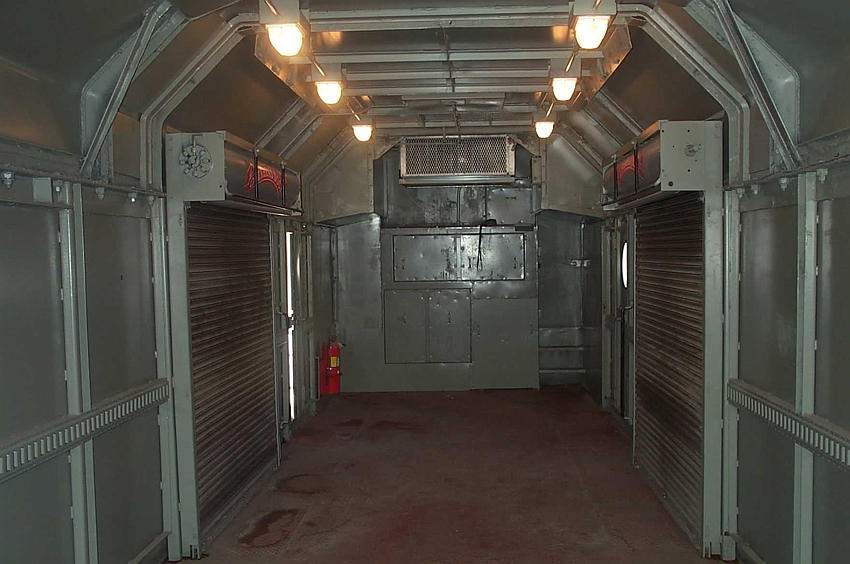 Photo of Forward Interior of Amtrak Cabbage Car 90214