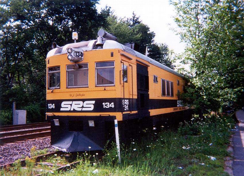 Photo of SRS #134 on siding in Wilmington, MA
