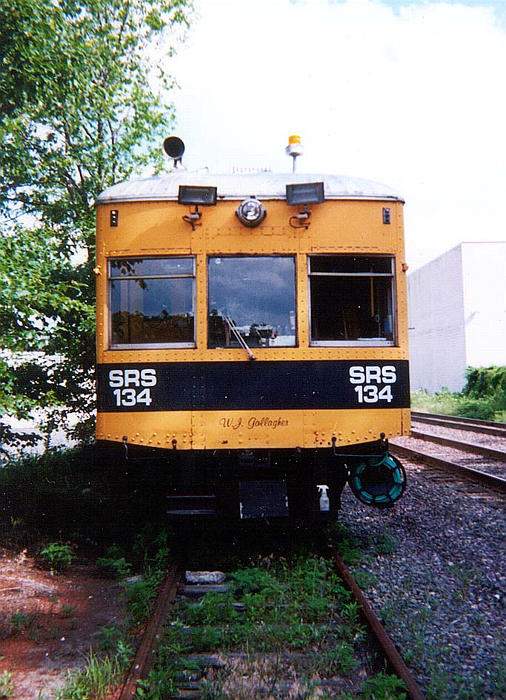 Photo of SRS #134 on siding in Wilmington, Mass.