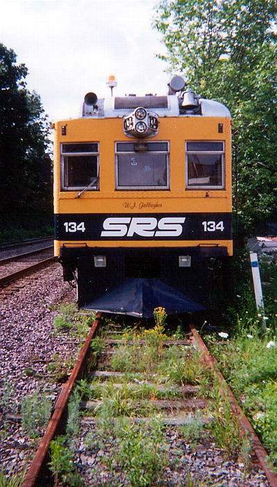 Photo of SRS #134 on siding in Wilmington, Mass