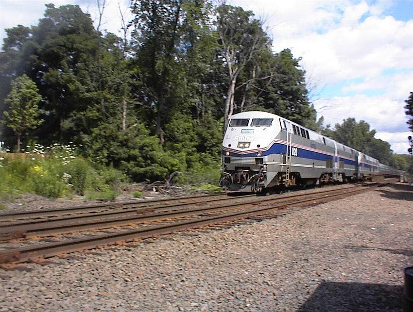 Photo of Train #145 approaches Windsor, CT