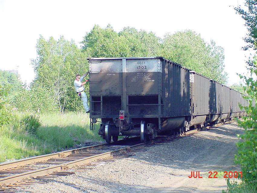 Photo of Pushing out the empty coal cars.....