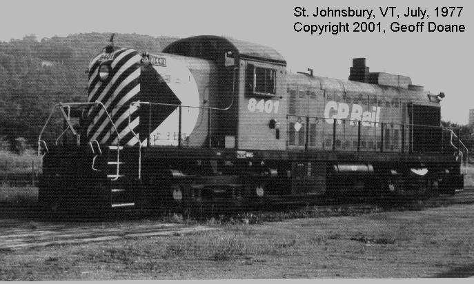 Photo of CP Rail RS-2 in St. Johnsbury