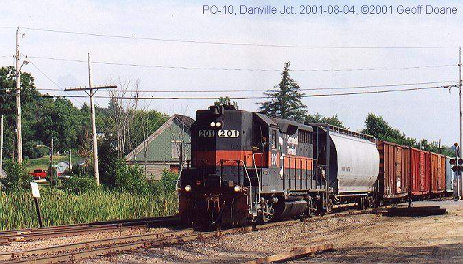 Photo of GP35 201 at Danville Jct.