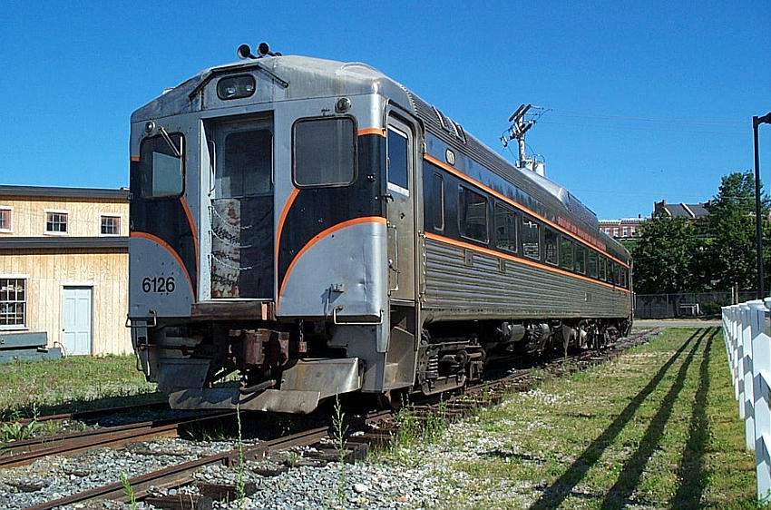 Photo of RDC Railcar 6126 Resting in Belfast Maine
