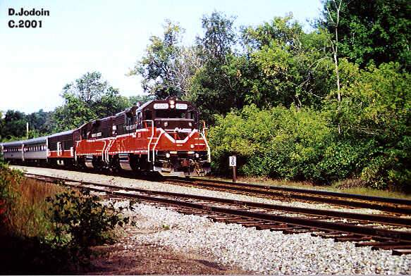 Photo of P&W zoo train at M.P. 20