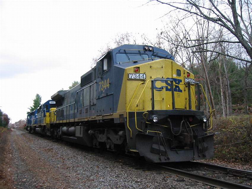 Photo of CSXT 7344 with AYSE at CPF 309