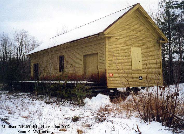 Photo of Madison NH Freight House - Jan 2002