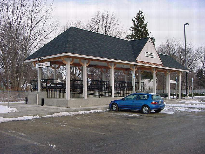 Photo of Exeter, NH station on 1-18-02