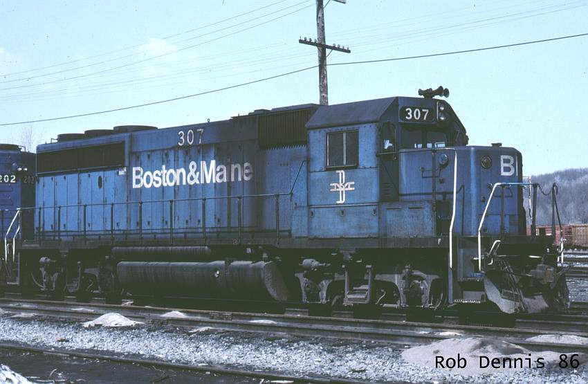 Photo of B&M#307, Mechanicville, NY 1986