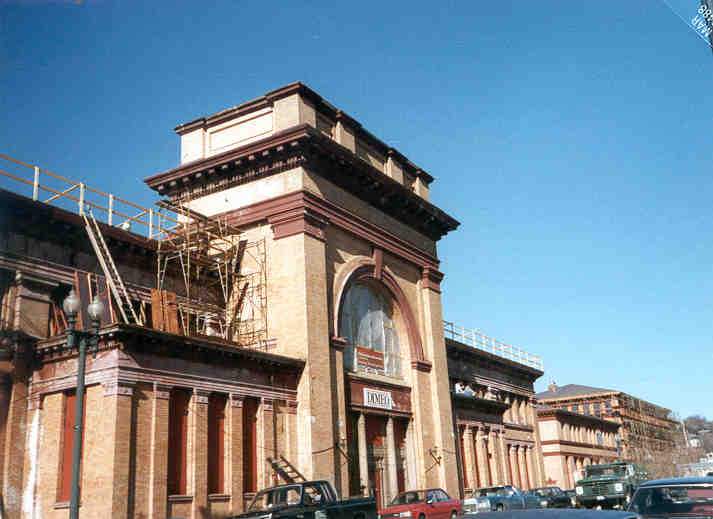 Photo of Old Providence, RI railroad station sometime in 1980's or 90's.