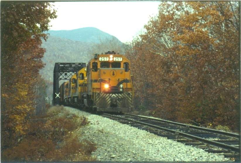 Photo of Maine Central 257, Sawyer River, NH 1981