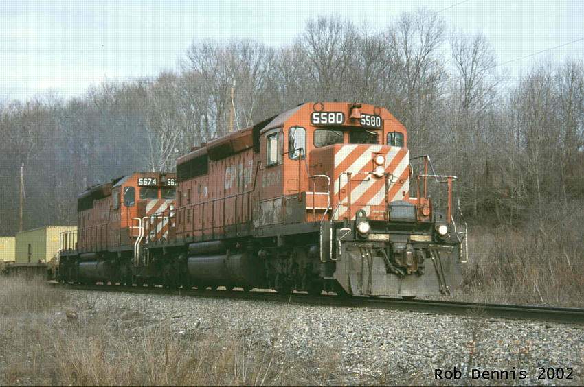 Photo of CP#5580,5674, Train 259, Coons