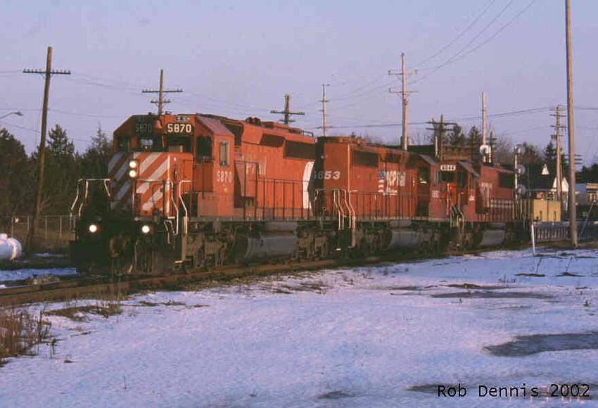 Photo of CP#5870, McVille,NY Train 259