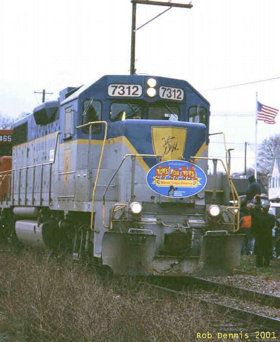 Photo of D&H 7312, Xmas Train 2001 McVille,NY