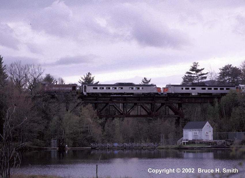 Photo of NH 140, 141, and 41 on the Ashland, NH high bridge