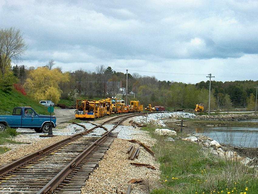 Photo of Track equipment on Rockland Branch