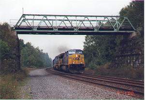 Photo of CSX  Manifest  Freight at Bullards Crossing Sept 11, 2000