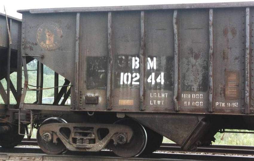 Photo of Old GN logo on this B&M hopper